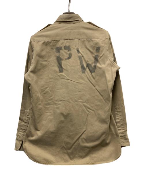 US ARMY（ユーエスアーミー）US ARMY (ユーエスアーミー) Prisoner of War  SHIRT ベージュ サイズ:‐の古着・服飾アイテム