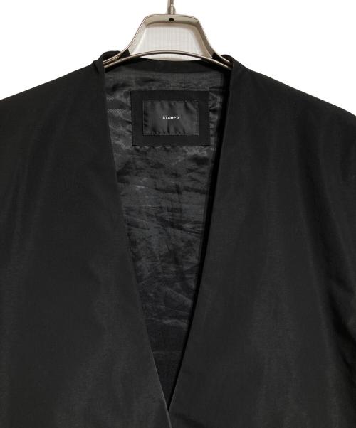 STAMPD（スタンプド）STAMPD (スタンプド) ノーカラージャケット/Collarless jacket ブラック サイズ:XXLの古着・服飾アイテム
