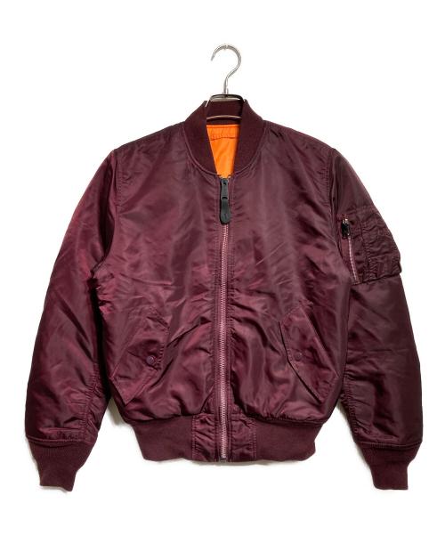 ALPHA（アルファ）ALPHA (アルファ) MA-1ジャケット/MA-1jacket ボルドー サイズ:XSの古着・服飾アイテム