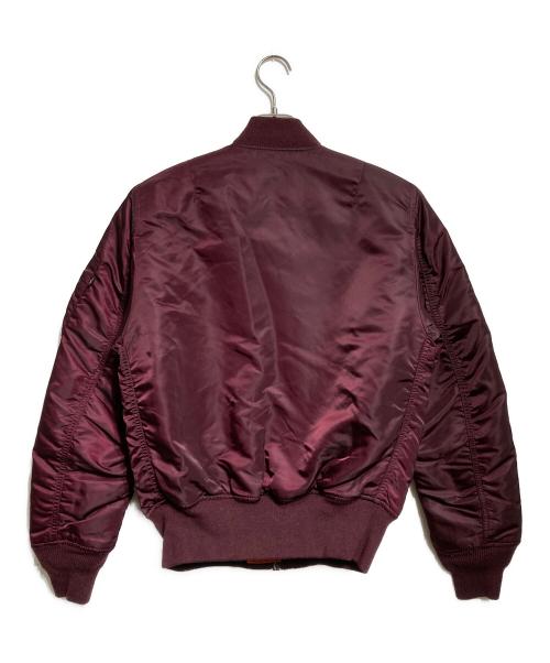 ALPHA（アルファ）ALPHA (アルファ) MA-1ジャケット/MA-1jacket ボルドー サイズ:XSの古着・服飾アイテム