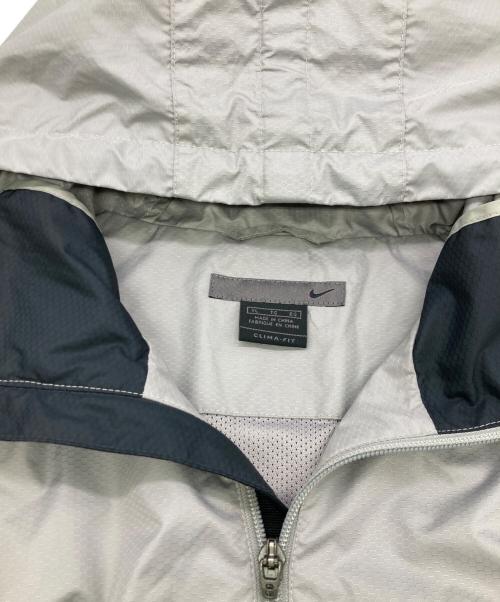NIKE（ナイキ）NIKE (ナイキ) 00s ナイロンフーデッドジャケット グレー サイズ:ＸＬの古着・服飾アイテム