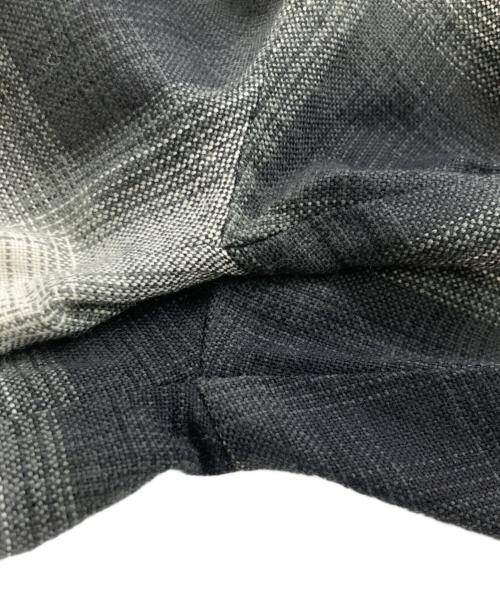 CalTop（キャルトップ）CalTop (キャルトップ) オンブレチェックシャツ グレー×ブラック サイズ:Mの古着・服飾アイテム
