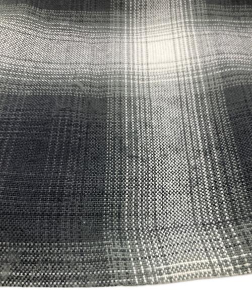CalTop（キャルトップ）CalTop (キャルトップ) オンブレチェックシャツ グレー×ブラック サイズ:Mの古着・服飾アイテム