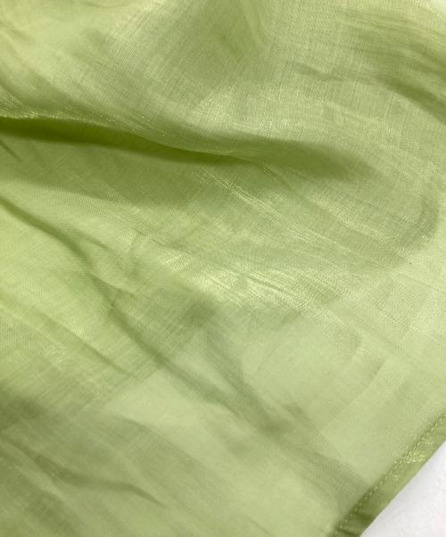 MAISON SPECIAL（メゾンスペシャル）MAISON SPECIAL (メゾンスペシャル) シアーリボンシャツ グリーン サイズ:SIZE Freeの古着・服飾アイテム