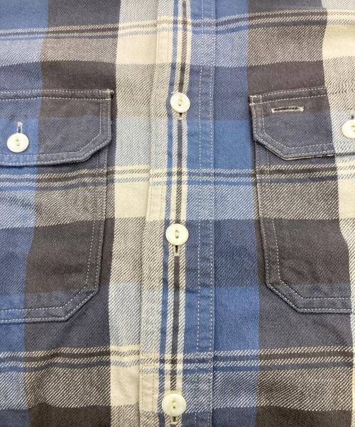 POLO RALPH LAUREN（ポロ・ラルフローレン）POLO RALPH LAUREN (ポロ・ラルフローレン) コットンチェックシャツ ブルー×ベージュ サイズ:Ｌの古着・服飾アイテム