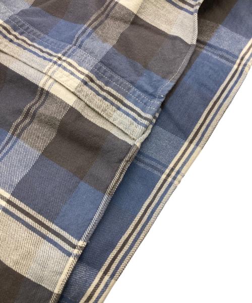 POLO RALPH LAUREN（ポロ・ラルフローレン）POLO RALPH LAUREN (ポロ・ラルフローレン) コットンチェックシャツ ブルー×ベージュ サイズ:Ｌの古着・服飾アイテム