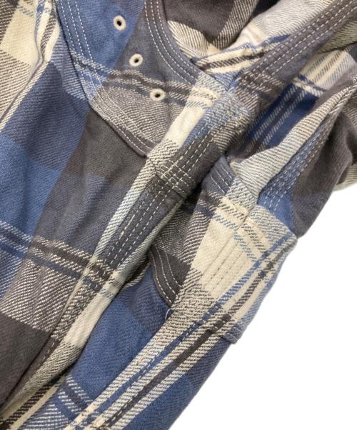 POLO RALPH LAUREN（ポロ・ラルフローレン）POLO RALPH LAUREN (ポロ・ラルフローレン) コットンチェックシャツ ブルー×ベージュ サイズ:Ｌの古着・服飾アイテム