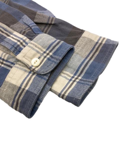POLO RALPH LAUREN（ポロ・ラルフローレン）POLO RALPH LAUREN (ポロ・ラルフローレン) コットンチェックシャツ ブルー×ベージュ サイズ:Ｌの古着・服飾アイテム