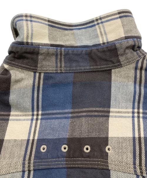 POLO RALPH LAUREN（ポロ・ラルフローレン）POLO RALPH LAUREN (ポロ・ラルフローレン) コットンチェックシャツ ブルー×ベージュ サイズ:Ｌの古着・服飾アイテム