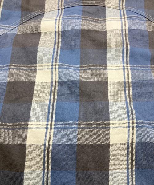 POLO RALPH LAUREN（ポロ・ラルフローレン）POLO RALPH LAUREN (ポロ・ラルフローレン) コットンチェックシャツ ブルー×ベージュ サイズ:Ｌの古着・服飾アイテム