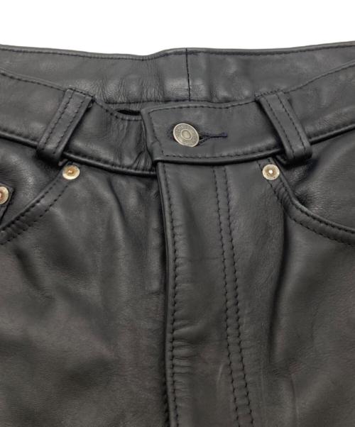 Schott（ショット）Schott (ショット) レザーパンツ ブラック サイズ:SIZE 31の古着・服飾アイテム