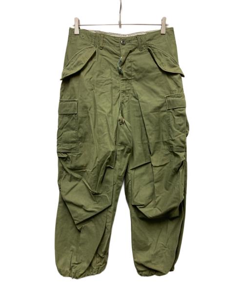 US ARMY（ユーエスアーミー）US ARMY (ユーエスアーミー) 70s M-65カーゴパンツ オリーブ サイズ:small/shortの古着・服飾アイテム
