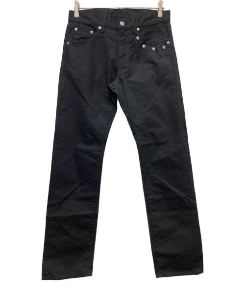 collars（カラーズ）collars (カラーズ) スタッズツイルパンツ ブラック サイズ:SIZE30の古着・服飾アイテム