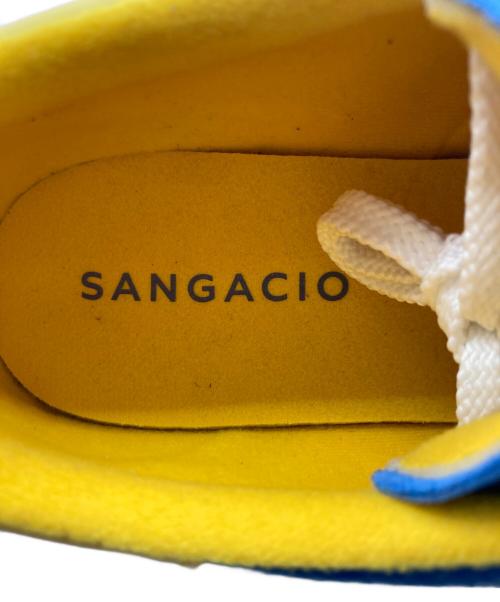 Sangacio（サンガッチョ）Sangacio (サンガッチョ) にゅ～ずスニーカー ブルー×イエロー サイズ:27cmの古着・服飾アイテム