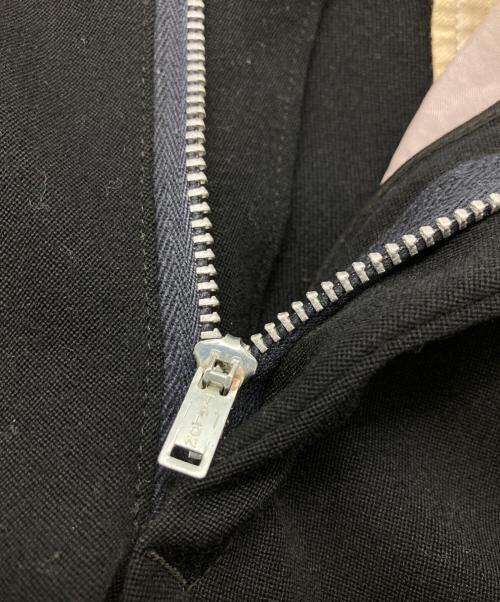 USED（ユーズド）USED (ユーズド) ギャバジンスラックス ブラック サイズ:不明(実寸参照）の古着・服飾アイテム