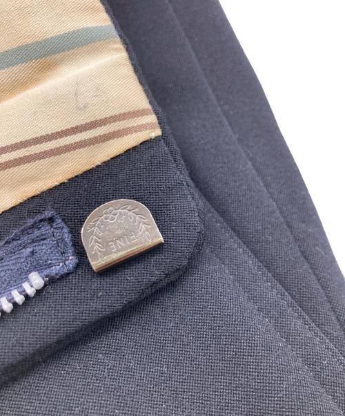 USED（ユーズド）USED (ユーズド) ギャバジンスラックス ブラック サイズ:不明(実寸参照）の古着・服飾アイテム