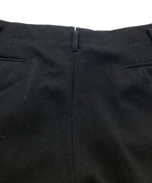 USED（ユーズド）USED (ユーズド) ギャバジンスラックス ブラック サイズ:不明(実寸参照）の古着・服飾アイテム
