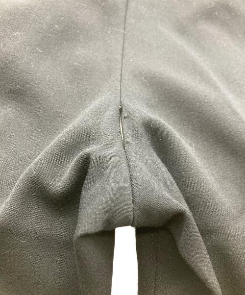 USED（ユーズド）USED (ユーズド) ギャバジンスラックス ブラック サイズ:不明(実寸参照）の古着・服飾アイテム
