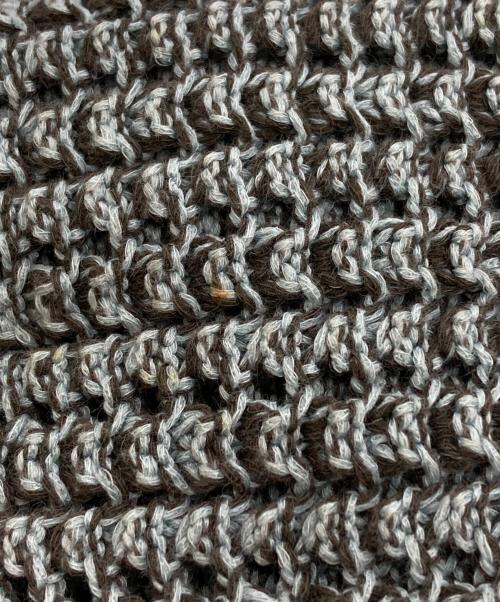 SUGARHILL（シュガーヒル）SUGARHILL (シュガーヒル) COTTON OPEN WORK KNIT SWEATER/コットンオープンニットセーター スカイブルー サイズ:3の古着・服飾アイテム