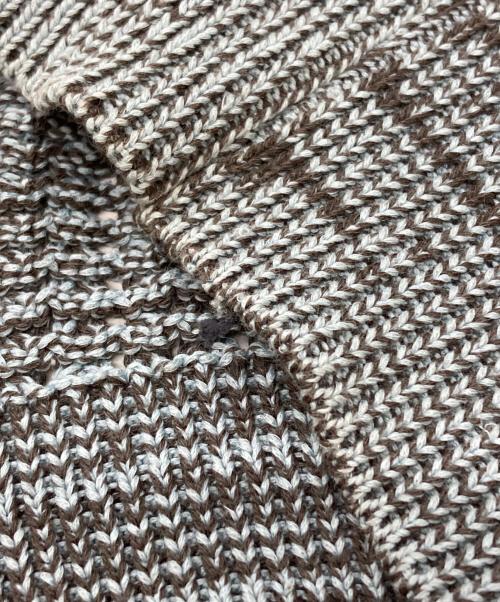 SUGARHILL（シュガーヒル）SUGARHILL (シュガーヒル) COTTON OPEN WORK KNIT SWEATER/コットンオープンニットセーター スカイブルー サイズ:3の古着・服飾アイテム