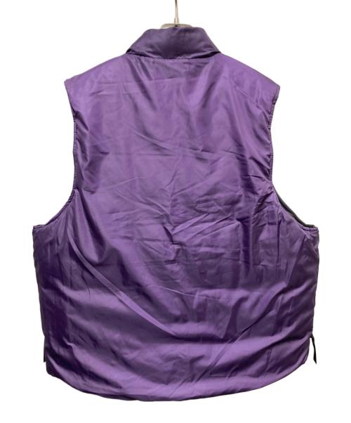 SEESEE（シーシー）SEESEE (シーシー) リバーシブル中綿ベスト ブラック×パープル サイズ:Mの古着・服飾アイテム