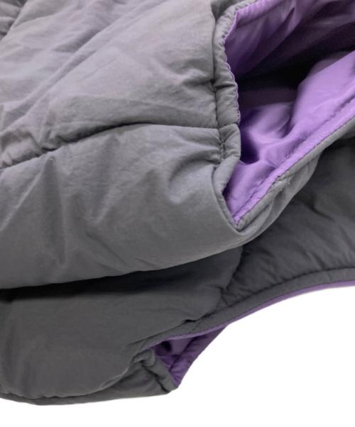 SEESEE（シーシー）SEESEE (シーシー) リバーシブル中綿ベスト ブラック×パープル サイズ:Mの古着・服飾アイテム