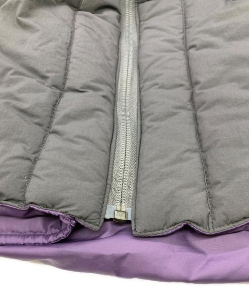SEESEE（シーシー）SEESEE (シーシー) リバーシブル中綿ベスト ブラック×パープル サイズ:Mの古着・服飾アイテム