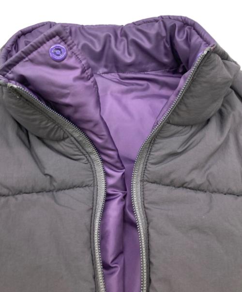 SEESEE（シーシー）SEESEE (シーシー) リバーシブル中綿ベスト ブラック×パープル サイズ:Mの古着・服飾アイテム
