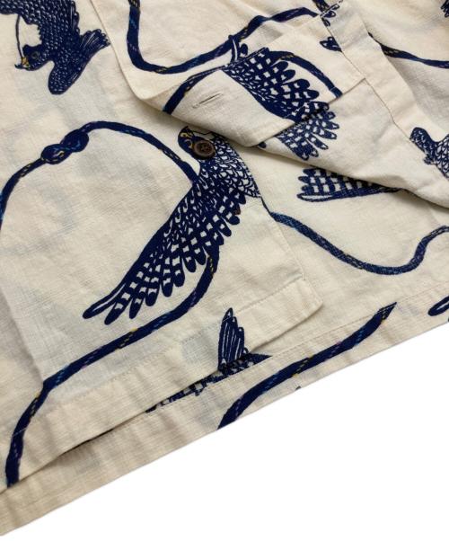 Patagonia（パタゴニア）Patagonia (パタゴニア) ハヤブサプリント Pataloha Shirt ベージュ サイズ:Lの古着・服飾アイテム