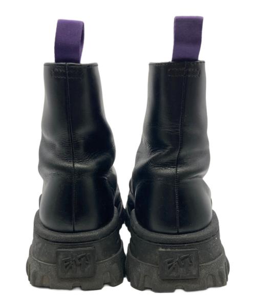 Eytys（エイティーズ）Eytys (エイティーズ) RAVEN フロントジップブーツ ブラック サイズ:24.1の古着・服飾アイテム