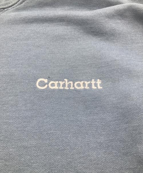 CarHartt（カーハート）CarHartt (カーハート) 前Vスウェット ブルー サイズ:Lの古着・服飾アイテム