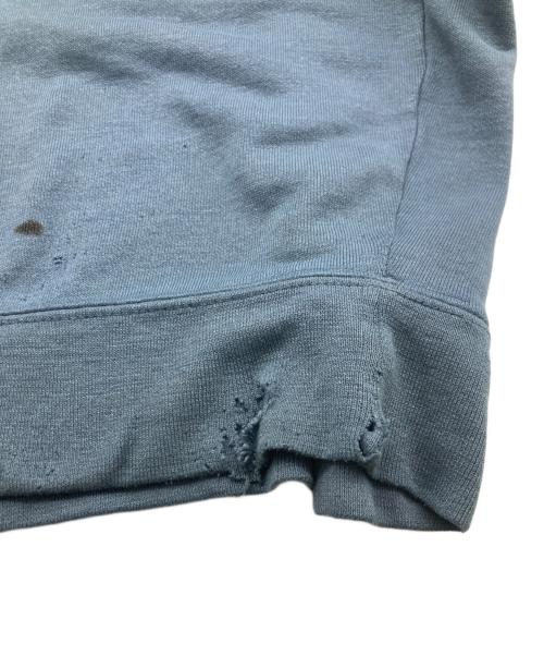 CarHartt（カーハート）CarHartt (カーハート) 前Vスウェット ブルー サイズ:Lの古着・服飾アイテム