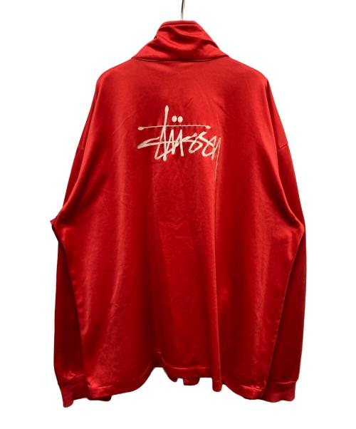 stussy（ステューシー）stussy (ステューシー) トラックジャケット レッド サイズ:XLの古着・服飾アイテム