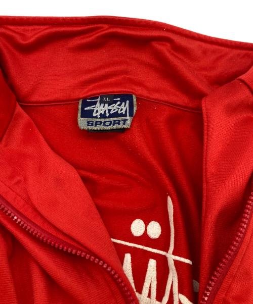 stussy（ステューシー）stussy (ステューシー) トラックジャケット レッド サイズ:XLの古着・服飾アイテム