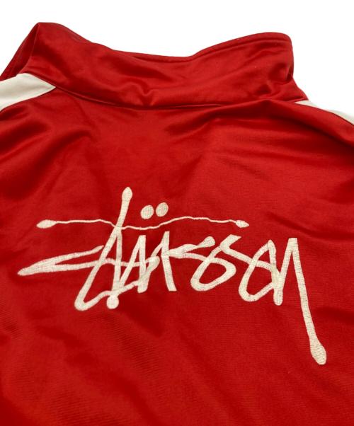 stussy（ステューシー）stussy (ステューシー) トラックジャケット レッド サイズ:XLの古着・服飾アイテム