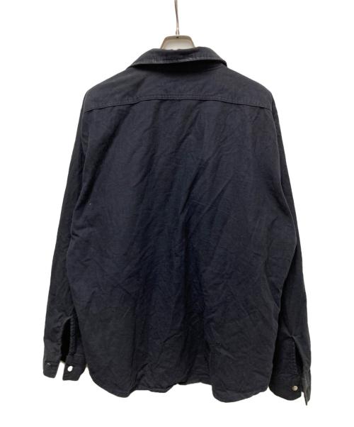 FIVE BROTHER（ファイブブラザー）FIVE BROTHER (ファイブブラザー) 90s シャモアクロスシャツ ブラック サイズ:XLの古着・服飾アイテム