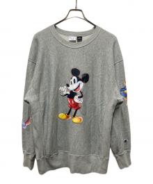 Champion×DISNEY×BEAMS（チャンピオン×ディズニー×ビームス）の古着「Disney100 Collection Crewneck Sweat」｜グレー