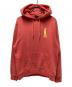 stussy（ステューシー）の古着「シャドウマンプリントパーカー」｜オレンジ