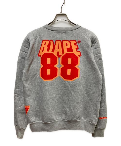 A BATHING APE（アベイシングエイプ）A BATHING APE (アベイシングエイプ) 90s 88ホッケースウェット グレー サイズ:Lの古着・服飾アイテム
