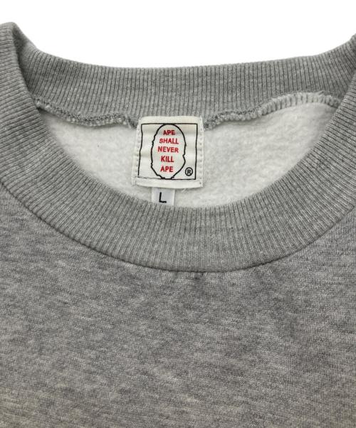 A BATHING APE（アベイシングエイプ）A BATHING APE (アベイシングエイプ) 90s 88ホッケースウェット グレー サイズ:Lの古着・服飾アイテム