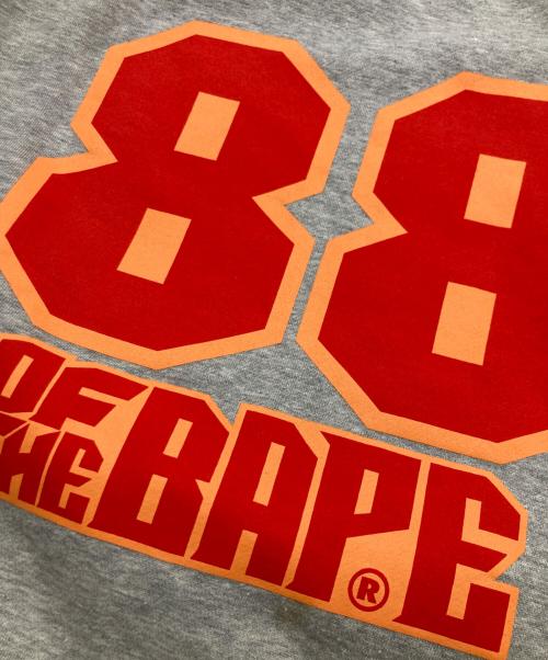 A BATHING APE（アベイシングエイプ）A BATHING APE (アベイシングエイプ) 90s 88ホッケースウェット グレー サイズ:Lの古着・服飾アイテム
