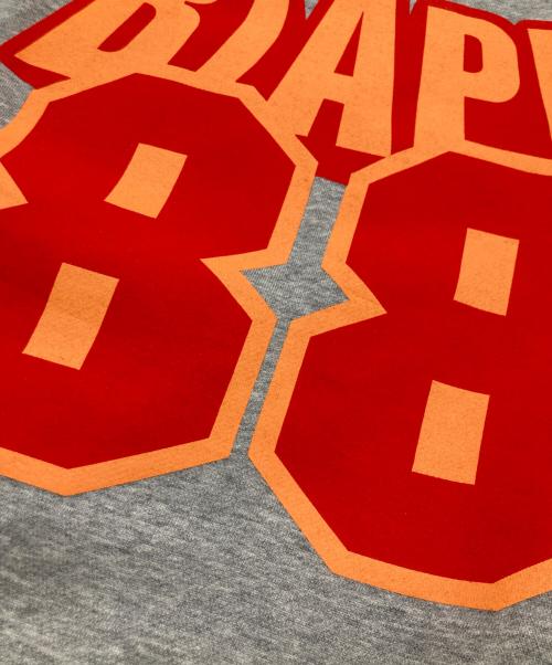 A BATHING APE（アベイシングエイプ）A BATHING APE (アベイシングエイプ) 90s 88ホッケースウェット グレー サイズ:Lの古着・服飾アイテム
