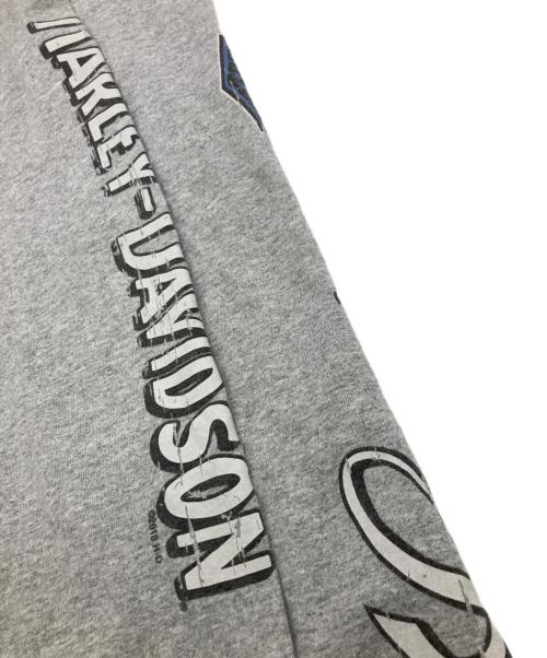 HARLEY-DAVIDSON（ハーレーダビッドソン）HARLEY-DAVIDSON (ハーレーダビッドソン) 00s バーシールドポケットカットソー グレー サイズ:Mの古着・服飾アイテム