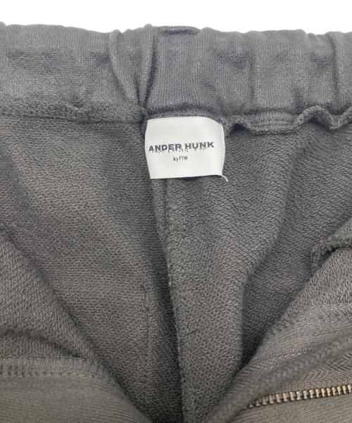 ANDER HUNK（アンダーハンク）ANDER HUNK (アンダーハンク) コーティングスウェットパンツ グレー サイズ:Mの古着・服飾アイテム