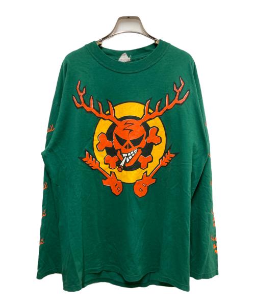 Die Toten Hosen（ダイトーテンホーセン）Die Toten Hosen (ダイトーテンホーセン) Zehn kleine Jägermeister プリントカットソー グリーン サイズ:XLの古着・服飾アイテム