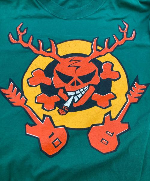 Die Toten Hosen（ダイトーテンホーセン）Die Toten Hosen (ダイトーテンホーセン) Zehn kleine Jägermeister プリントカットソー グリーン サイズ:XLの古着・服飾アイテム