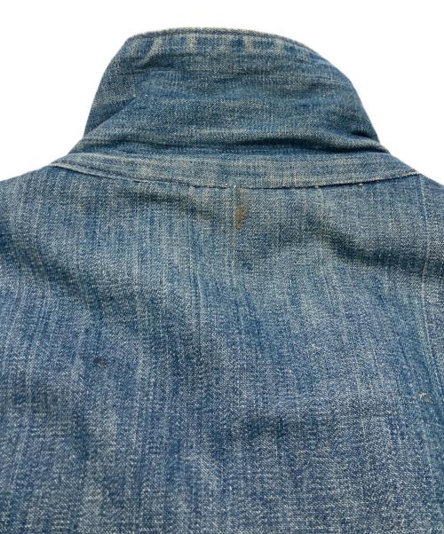 Sears（シアーズ）Sears (シアーズ) 70s コーデュロイカラーブランケットカバーオール インディゴ サイズ:L(42-44)の古着・服飾アイテム