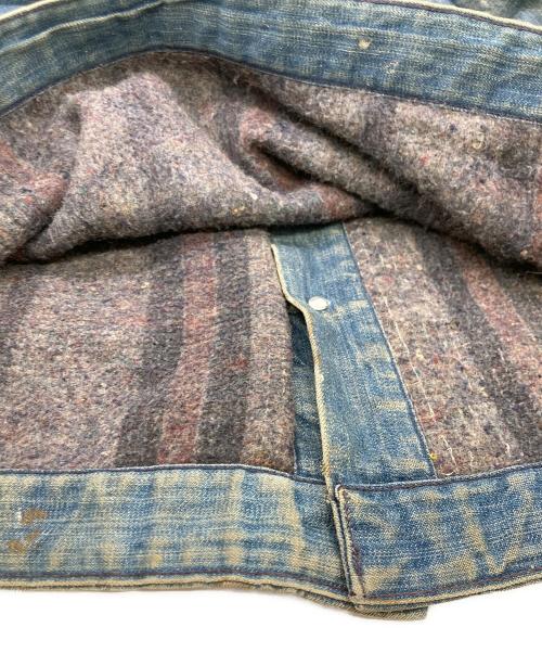 Sears（シアーズ）Sears (シアーズ) 70s コーデュロイカラーブランケットカバーオール インディゴ サイズ:L(42-44)の古着・服飾アイテム