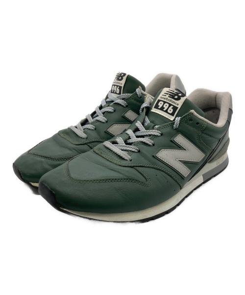 NEW BALANCE（ニューバランス）NEW BALANCE (ニューバランス) 996 ローカットスニーカー グリーン サイズ:28cmの古着・服飾アイテム