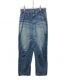 Hysteric Glamour（ヒステリックグラマー）の古着「シンチバック デニムパンツ」｜インディゴ